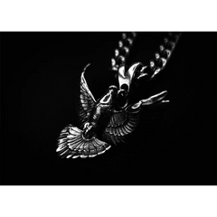 Handmade Sterling Silver Dove Pendant