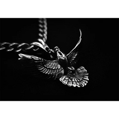 Handmade Sterling Silver Dove Pendant